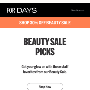 ✨ Beauty Sale Staff Picks