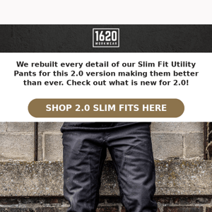Reinvented and Ready to Work - Slim Fit 2.0