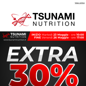 👍 OFFERTE riservate per te! - Tsunami Nutrition