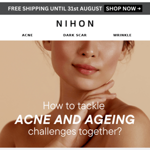 How to tackle acne & ageing together?