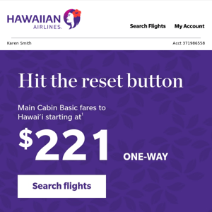 Clear your calendar for today's Hawai‘i fares