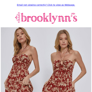 New tops, new dresses, ALL cute. Shop in-store or online at www.brooklynns.com.