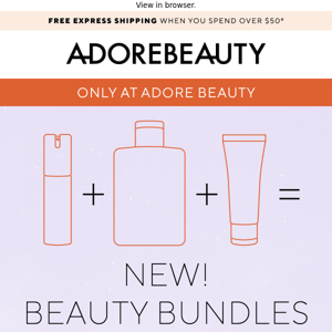 Adore Beauty, new beauty bundles are here!