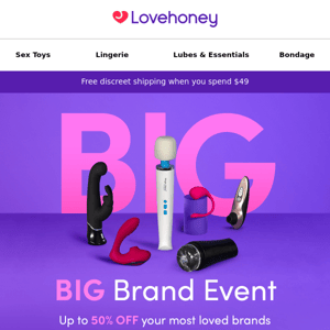 ⭐ The Big Brand Event is here! ⭐