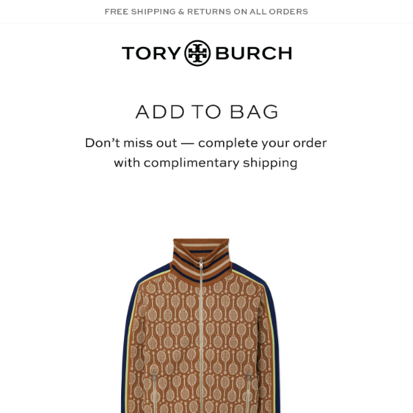 Tory Burch Women's Tech Knit Jacquard Jacket