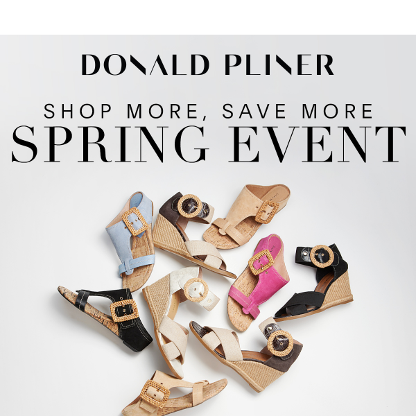 Save on Sandals, Wedges & More! 30% OFF $300