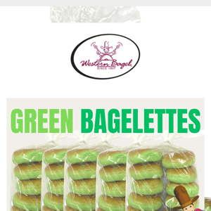 🍀 LAST CALL FOR GREEN BAGELS!! ☘️