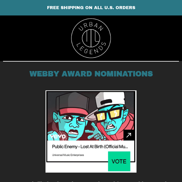 Vote For Us In The Webby Awards!