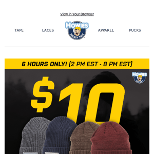 $10 Beanies! Today Only!