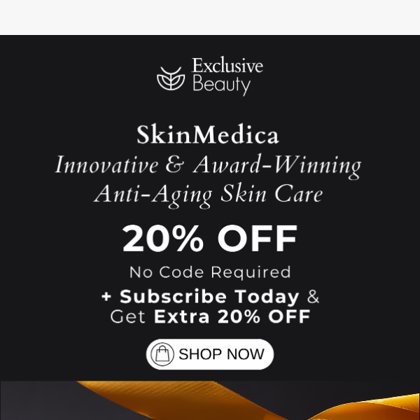 Innovative & Award Winning: SkinMedica Is Now 20% Off