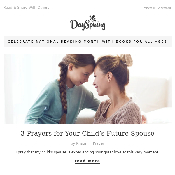 3 Prayers for Your Child's Future Spouse