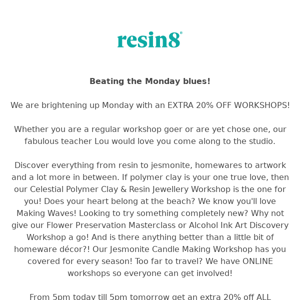 Resin8, welcome to our workshops! 🙌