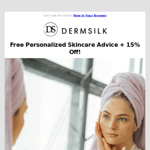 🤑 FREE Personalized Skincare Advice + 15% Off!