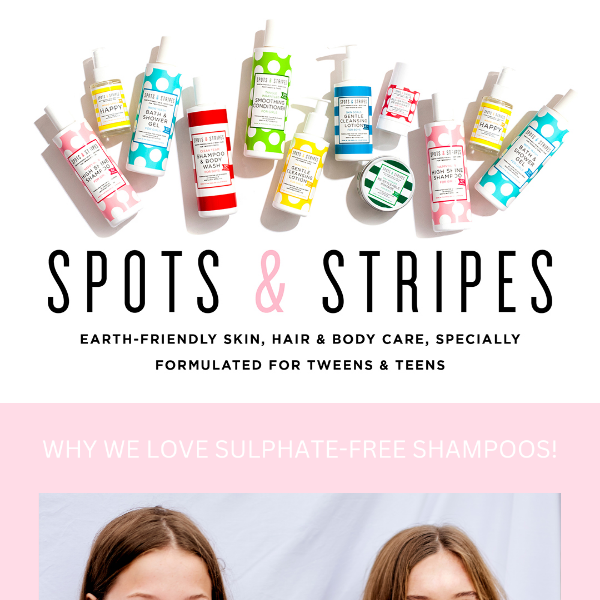 Here's why we ❤️ sulphate-free shampoos!