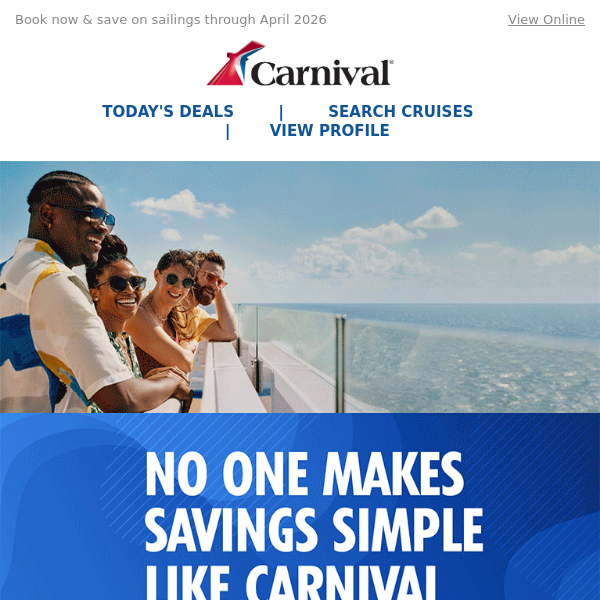 Add a cruise to your calendar with this deal 😉📆