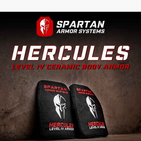 Armor Fit for Legends: Introducing Hercules Level IV Ceramic Plate