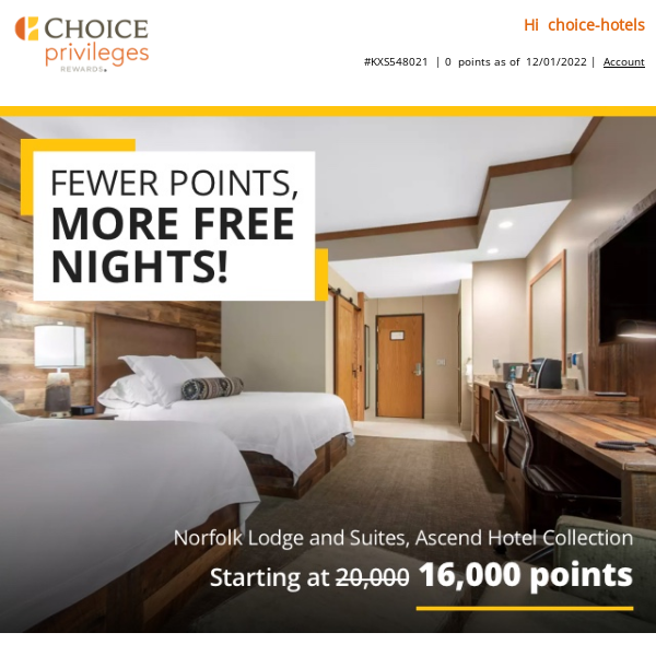 Sweet Offer: Fewer Points for More Free Nights!