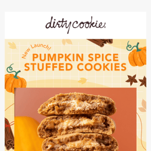🎃 NEW: Pumpkin Spice Stuffed Cookies