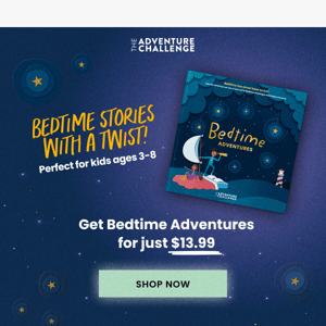 JUST $13.99 😱 Try our kids bedtime book
