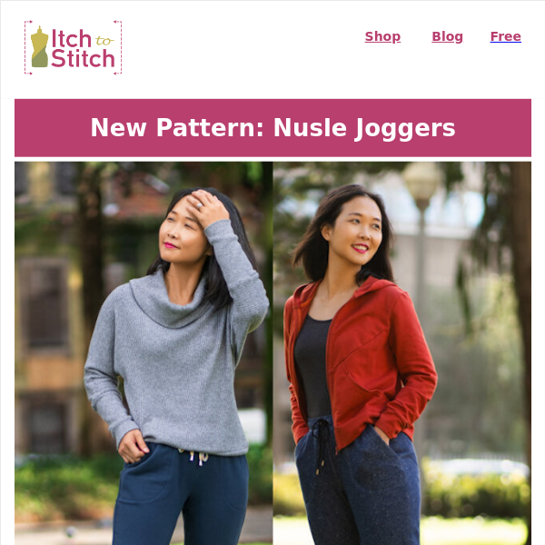 New Pattern: Nusle Joggers