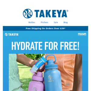 Get Hydrated With a Free Gift