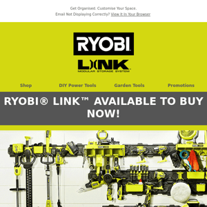 RYOBI® LINK™ available to buy now!