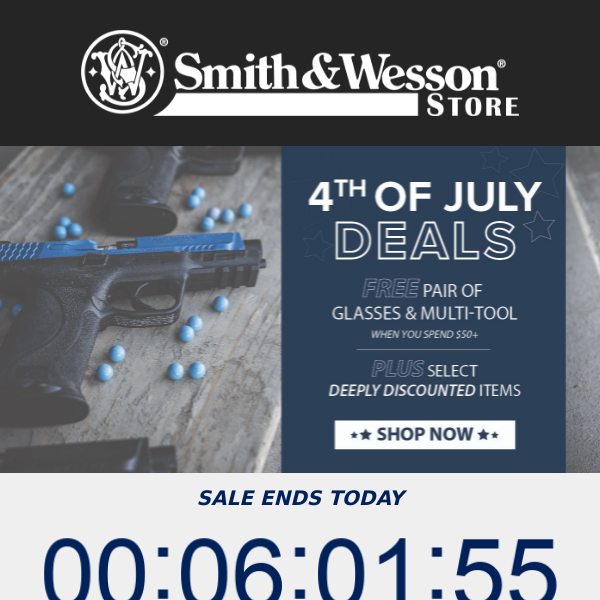 S&W - 4th of July Sale Ending!