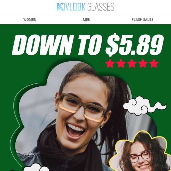 💥New Feb '24 Glasses: Just $5.89!🕶️Grab Yours Now!