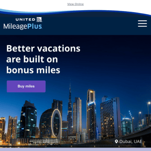 Buy miles and get up to 100% bonus miles