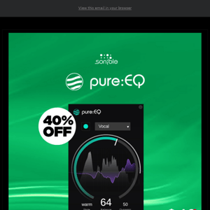 OUT NOW: Sonible pure:EQ - only $29