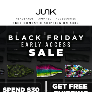 Don't Miss Out ⏳ Black Friday Early Access