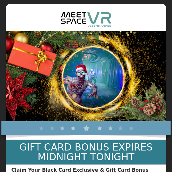 Gift Card Bonus and Xmas Competition