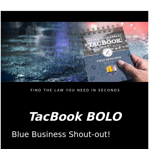 Blue Businesss Shout Out: OTX Tactics