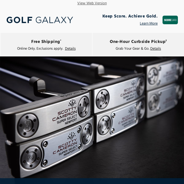 New for your game! Scotty Cameron Super Select putters