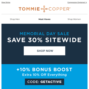 Memorial Day Sale: Save 40% Sitewide!