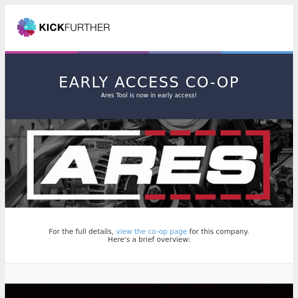 Early Access Co-Op: Ares Tool is offering 7.6% profit in 7.6 months.