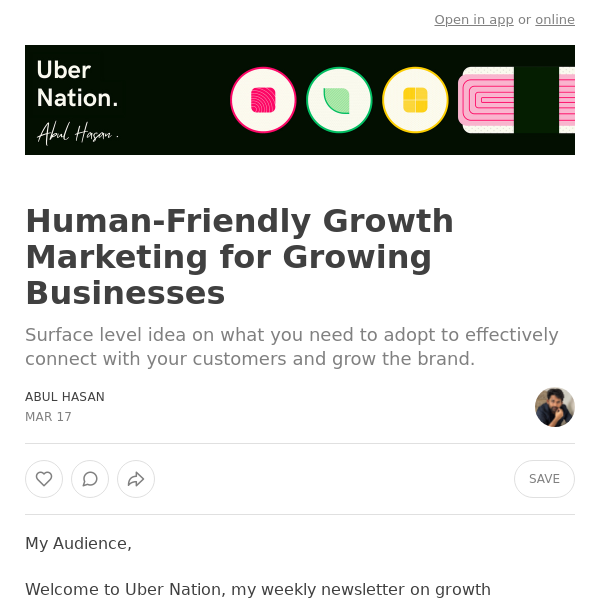 Human-Friendly Growth Marketing for Growing Businesses