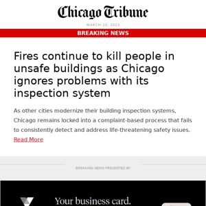 Fatal fires continue as Chicago fails to fix inspection system