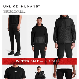 THE BLACK EDIT — Winter Sale