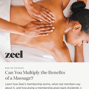 How Do You Multiply the Benefits of Massage?