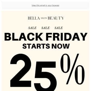 25% OFF - Black Friday Sale🔥