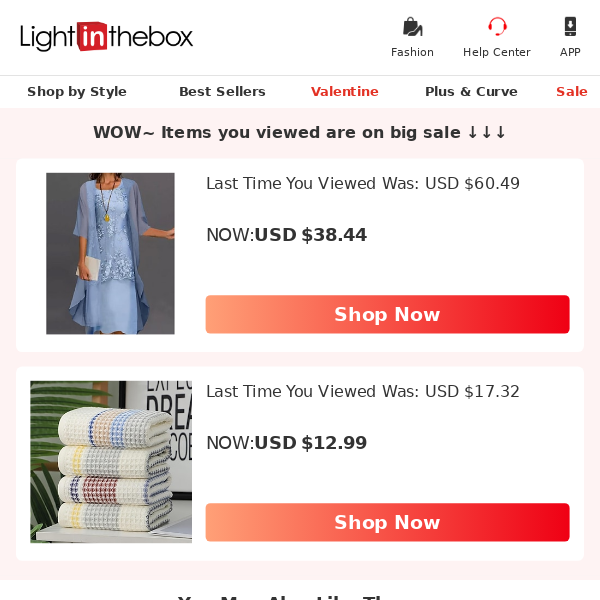 LightInTheBox - Latest Emails, Sales & Deals
