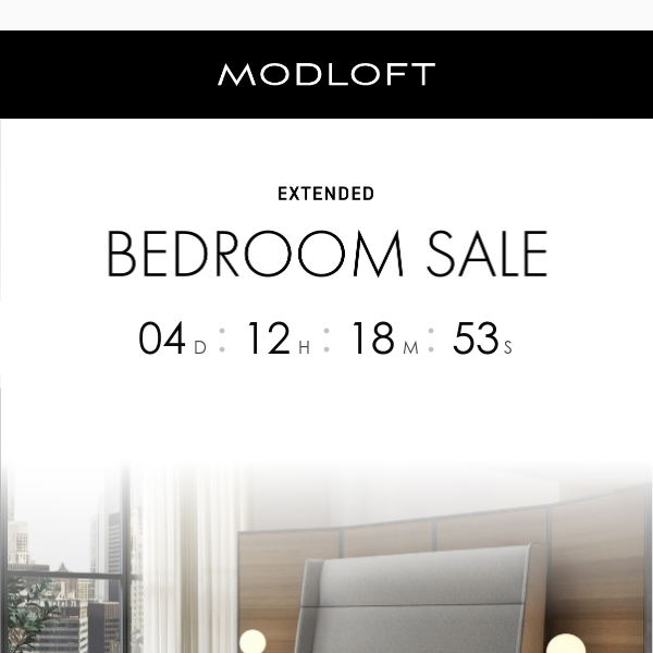EXTENDED! Unwrap extra savings as we extend our exclusive bedroom sale.
