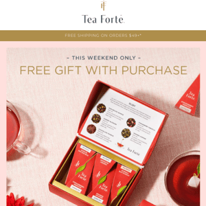 Free Gift for Tea Forte!