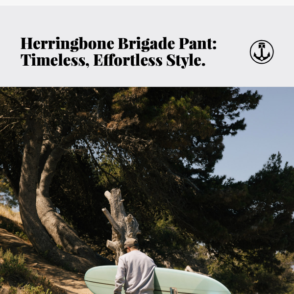 Herringbone Fatigue Pants: Timeless As A '68 Camaro.