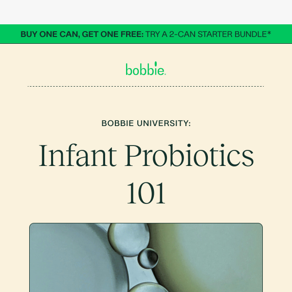 Infant Probiotics 101