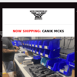 Happy New Year To All: Canik Now Shipping