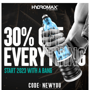 New Year. New Gains. 30% Off