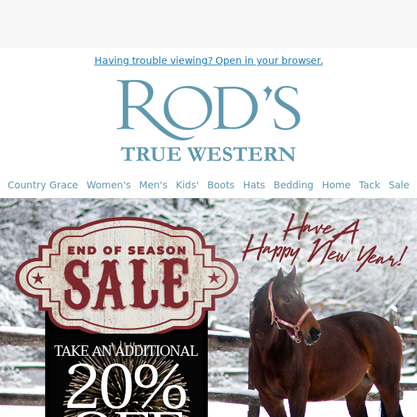 Rod's Western Palace Emails, Sales & Deals - Page 4