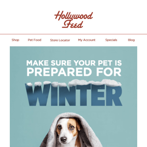 Winter is Coming! ❄️ Make Sure Your Pet is Prepared! ❄️